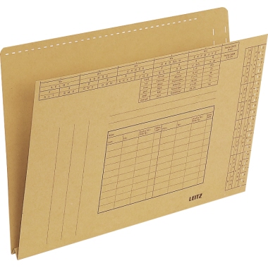 Leitz Einstellmappe DIN A4 250g/m² Natronkarton, recycelt naturbraun