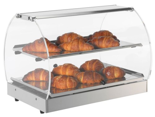 NEUMÄRKER Backwaren-Warmhaltevitrine Hot Food III 500x350x370 mm