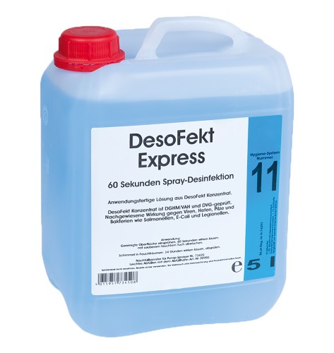 SARO DesoFekt Express 60 Sekunden Spray-DesinfektionModell NR.11 Made in Germany - Wirkt innerhalb von 60 Sekunden gegen Viren,