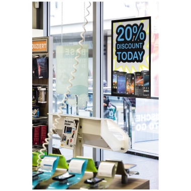 DURABLE Magnetrahmen DURAFRAME® POSTER SUN DIN B2 Folie schwarz