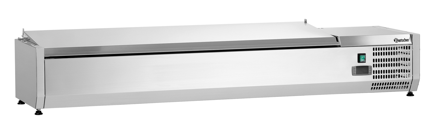 Bartscher Kühlaufsatz ED3-1501 | Frequenz: 50 Hz| Maße: 150 x 39,5 x 29,0 cm. Gewicht: 28 kg