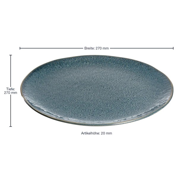 Leonardo Keramikteller 27 blau Matera