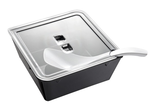 Servierlöffel -PROFI 7 x 6,5 cm, Länge: 26,5 cm Melamin, weiß designed by CULTURE FORM