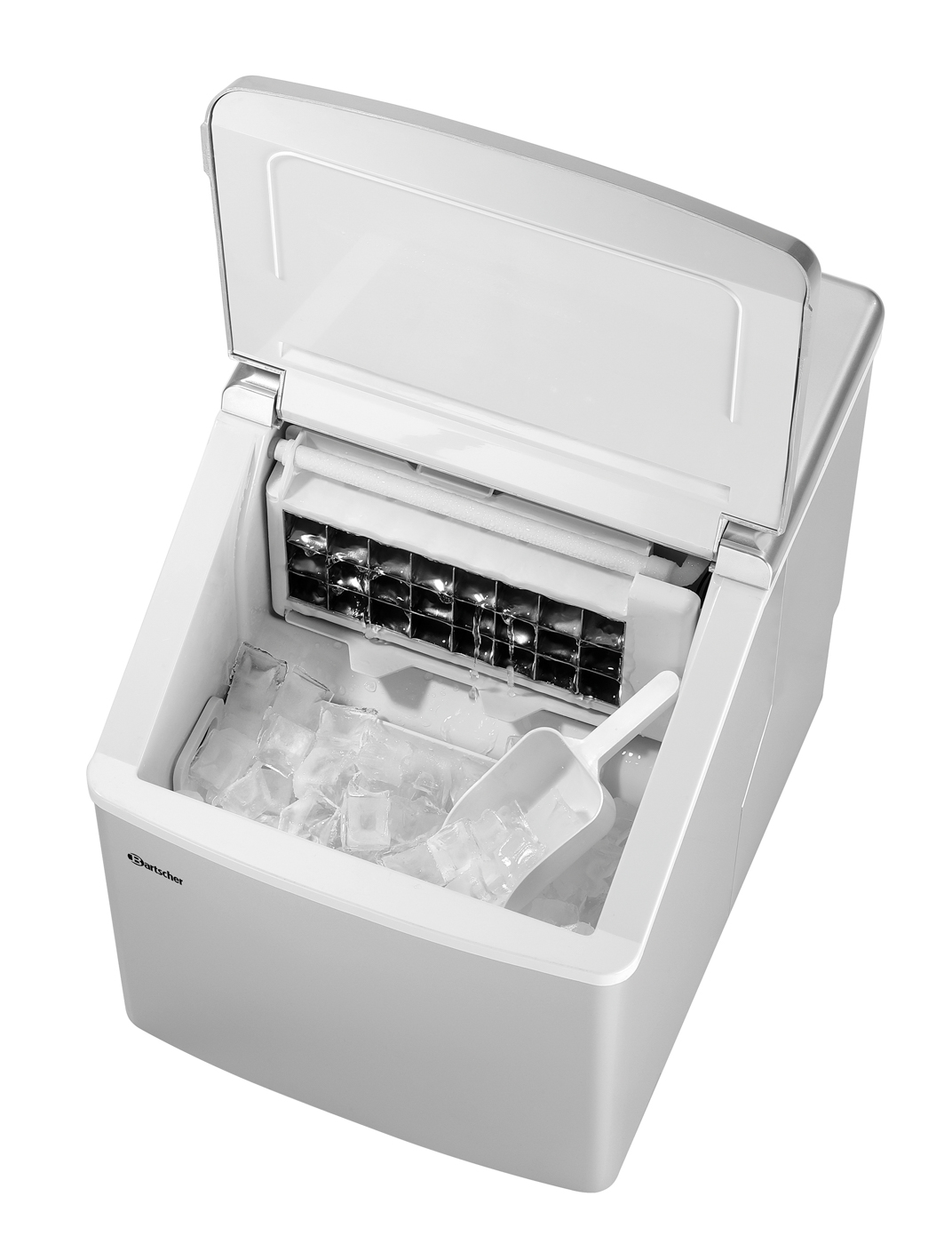 Bartscher Eiswürfelbereiter W150 |Füllstandssensor: Ja | Maße: 28 x 38 x 34,5 cm.Gewicht: 10,4 kg