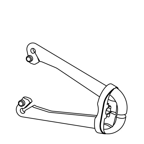 EM Nylon top für 465, Nuss- & Hummerknacker schwarz, Maße: 30 x 50 x 8 mm