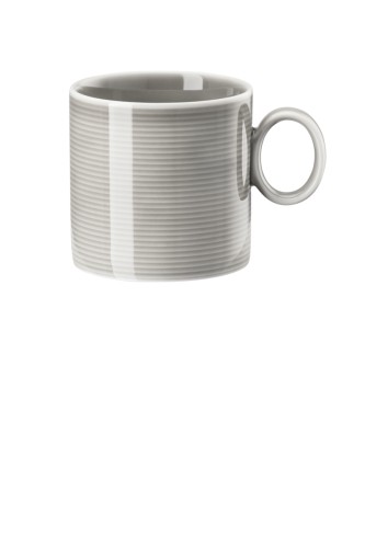 Thomas Becher mit Henkel Loft by Rosenthal Colour - Moon Grey aus Porzellan