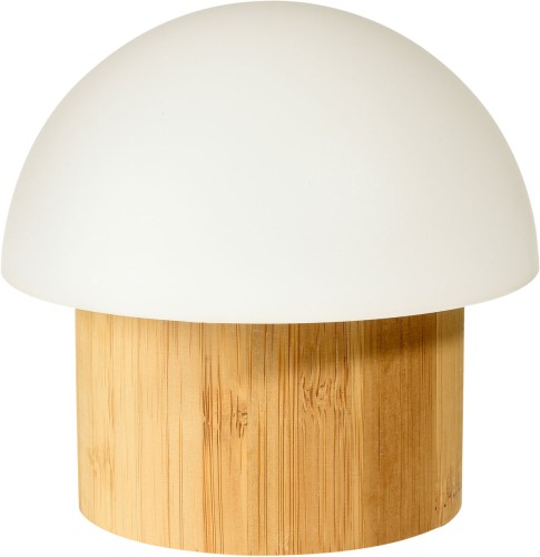 Duni LED Leuchte Brother Bambus 105 x Ø 110 mm Weiß, 4 Stk/Krt (4 x 1 Stk)