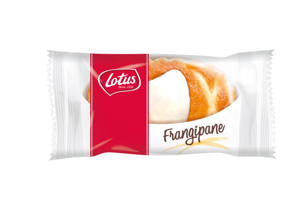 Lotus FRANGIPANE, Inhalt: 24 Stück à 52 g je Karton.
