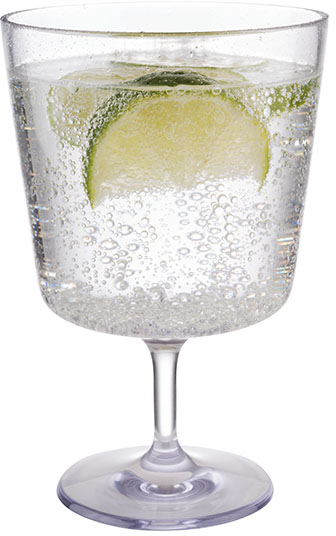 Trinkglas -BEACH- Ø 8,5 cm, H: 13,5 cm Tritan, 0,3 Liter Farbe: crystal clear bruchsicher Made in Germany nicht