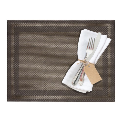 Westmark Tischset »Home«, 42 x 32 cm, anthrazit/gold