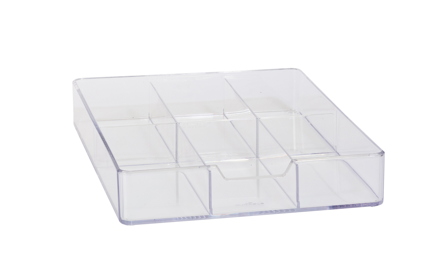 COFFEEPOINT Schubladeneinsatz CADDY von Durable. Aus transparentem Acryl für Besteck und Zubehör. Passt in die Schublade des "Coffeepoint".