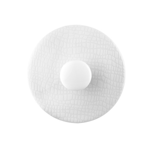 Seltmann Deckel zur Kanne 1,40 l, rund, Form: Life, Dekor: 25676 Fashion luxury white, hohe Kantenschlagfestigkeit, Made in Germany