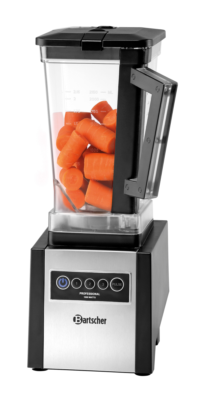 Bartscher Multi-Blender | Ausführung Messer: CNS18/10 | Maße: 21,5 x 21,5 x 46,0 cm. Gewicht: 3,2kg
