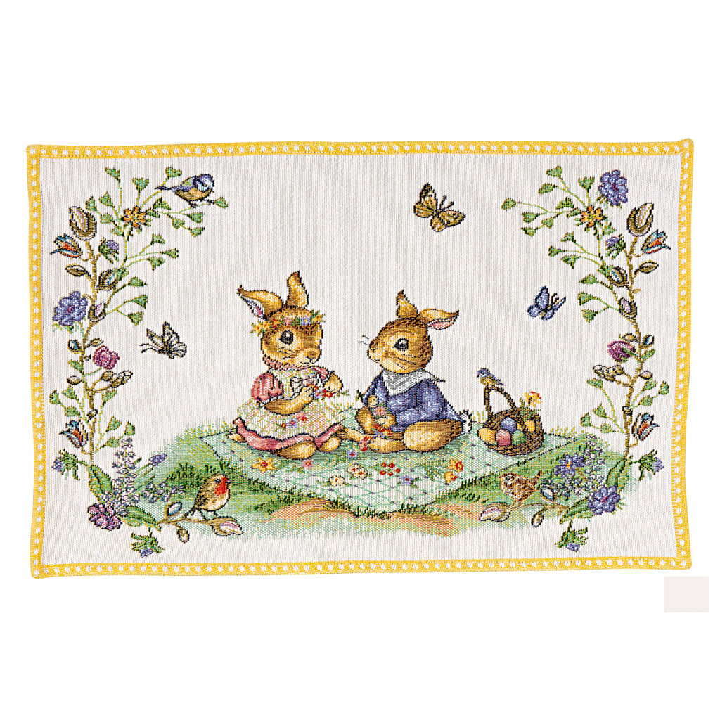 Villeroy und Boch Gobelin Platzset Picknick - Maße: 32 x 48 cm / Ser.: Spring Fantasy