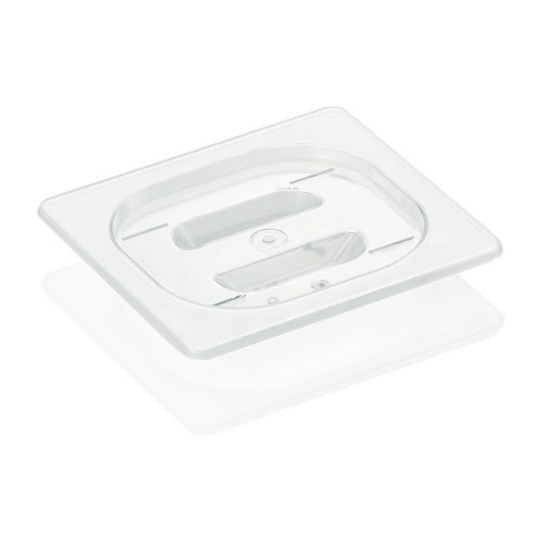 GN 1/6 Deckel, mit Skalierung. Material: Polycarbonat. Serie: GN 94.