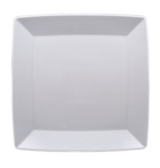 Platte 27 cm, quadratisch, flach Form Thomas Loft - uni weiss.
