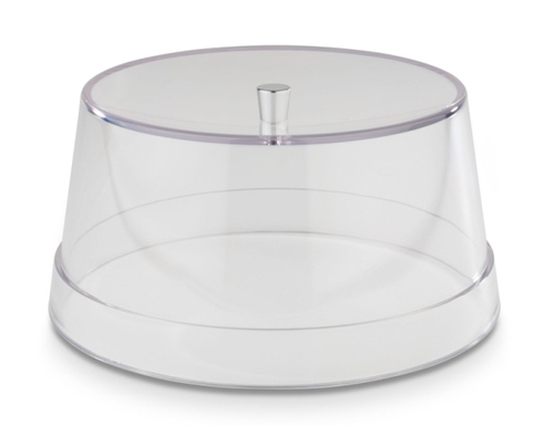 Haube -APS PLUS- Ø 20,5 cm, H: 10 cm Haube aus SAN Materialstärke: 3 mm Griff aus Zinkdruckguss spülmaschinengeeignet