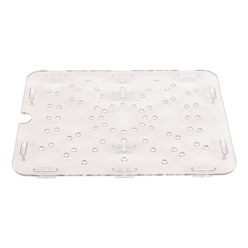 Cambro Polycarbonat Abtropfrost GN 1/2. Erleichtert das Abtropfen. GN 1/2, Durchsichtig. Temperaturbeständig von -40°C