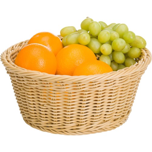 Westmark Korb rund, Ø 25 x 11,5 cm, hellbeige