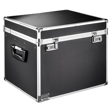 Leitz Hängemappenbox DIN A4 30 Hängemappen Holz/Kunststoff schwarz/chrom