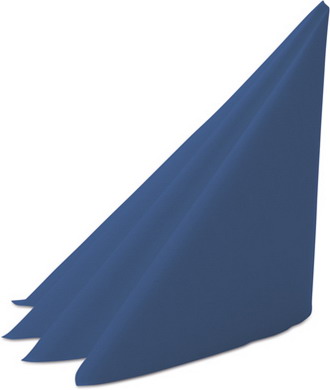 DUNI Zellt.Serv.40x40 3lg. 1/4 F. d.blau 250 Stück