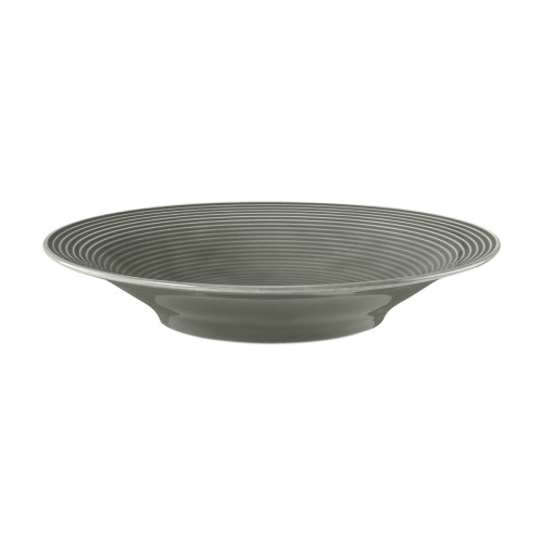Seltmann Suppenteller rund 22,5 cm, rund mit Relief, Form: Beat, weiss Perl8, hohe Kantenschlagfestigkeit, Made in Germany