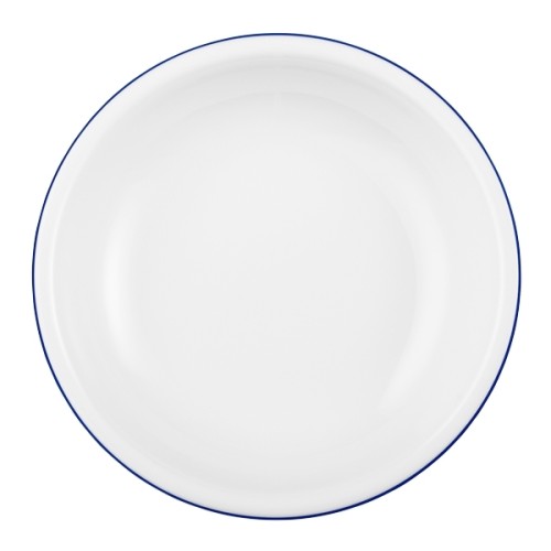 Seltmann Suppenteller 22 cm Fahne, Form: Compact, Dekor: 10795 Blaurand