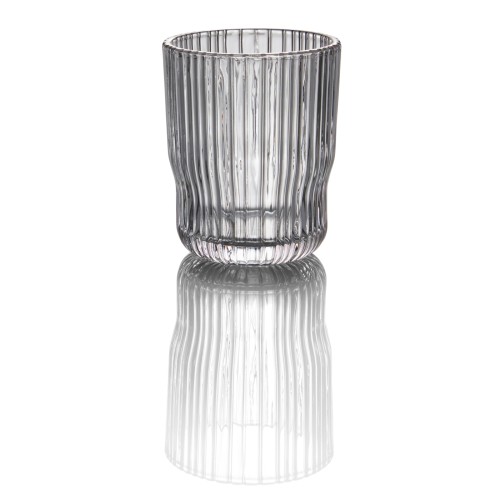 WMF Glas rauch H9,6cm | Maße: 8 x 8 x 9,6 cm