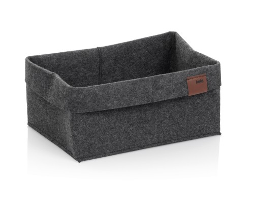 Kela Korb Fay, dunkelgrau, ca. 260mm x 190mm x 120mm (L x B x H)