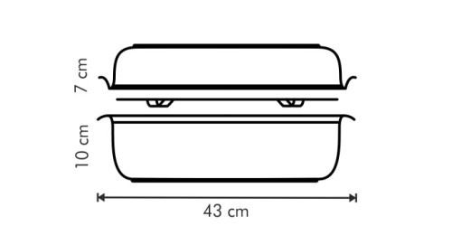 Bräter EXCLUSIVE, mit Deckel, 36 x 24 cm