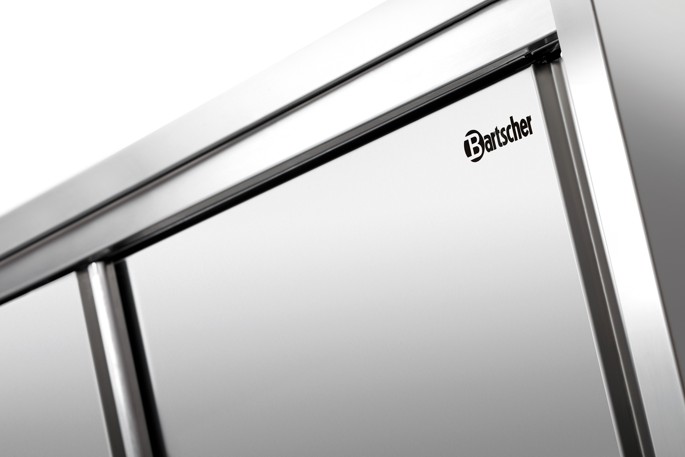 Bartscher Hochschrank 600, B1200, 2ST, CNS |Eigenschaften: Füße aus Vierkantrohr 40 x 40 mm |Maße: 120 x 60 x 200,0 cm. Gewicht: 95 kg