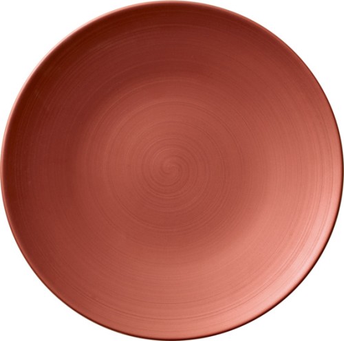 Villeroy & Boch Coupeteller flach 25 cm Durchmesser, Serie Copper Glow