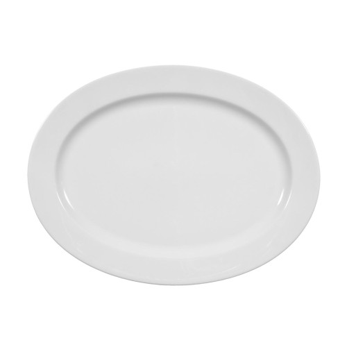 Seltmann Servierplatte oval 31x23 cm, oval, Form: Lukullus, weiss, hohe Kantenschlagfestigkeit, Made in Germany