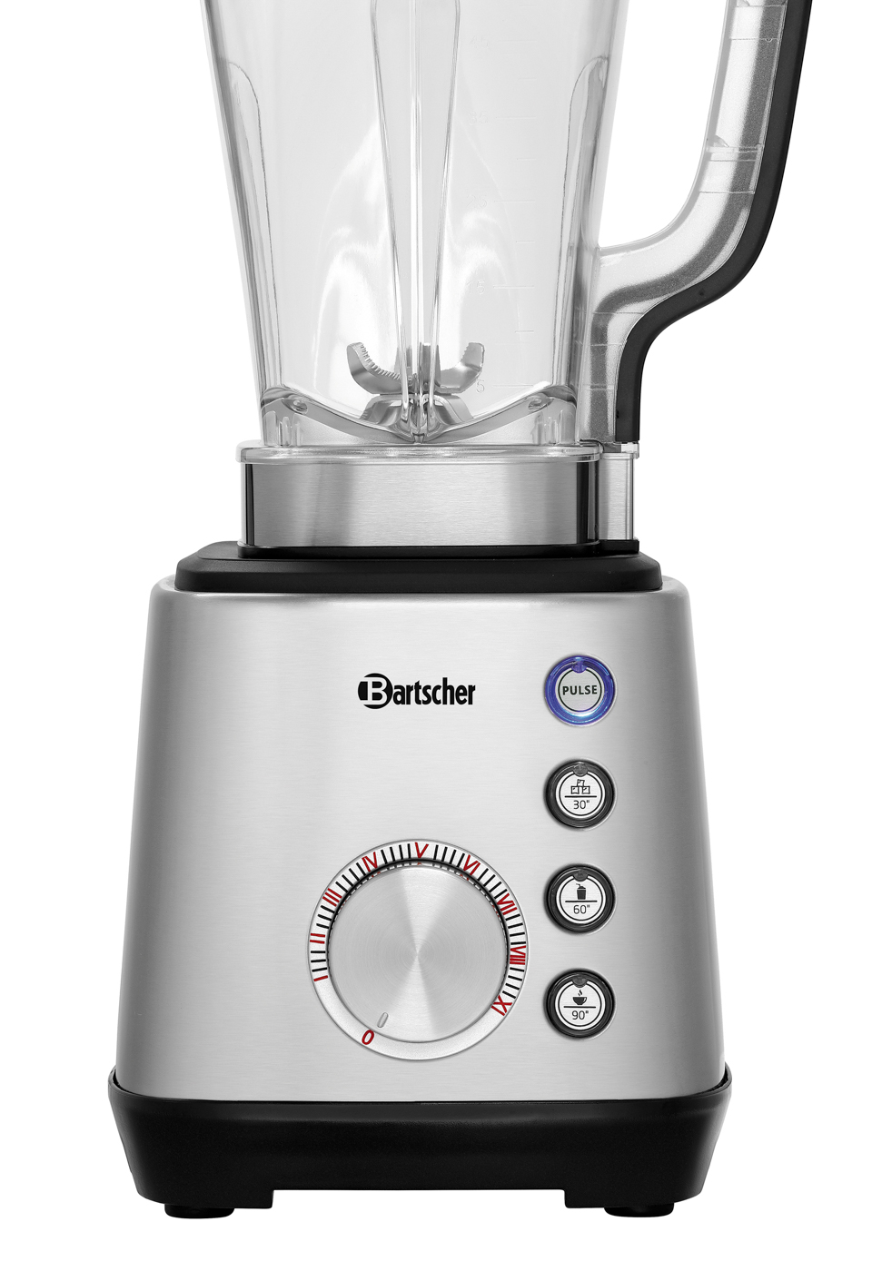 Bartscher Blender 2,6L | Ausführung Messer: Edelstahl ,6-flügelig | Maße: 22 x 21,5 x 485 cm. Gewicht: 5,2 kg