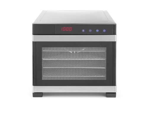 Dörrautomat Profi Line, 6 Gitter, Edelstahl-Gehäuse. Zum Trocknen von Obst, Gemüse, Kräutern, Fleisch, Fisch, etc!