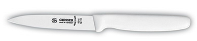 Gemüsemesser 10 cm, weiß Giesser - Made in Germany