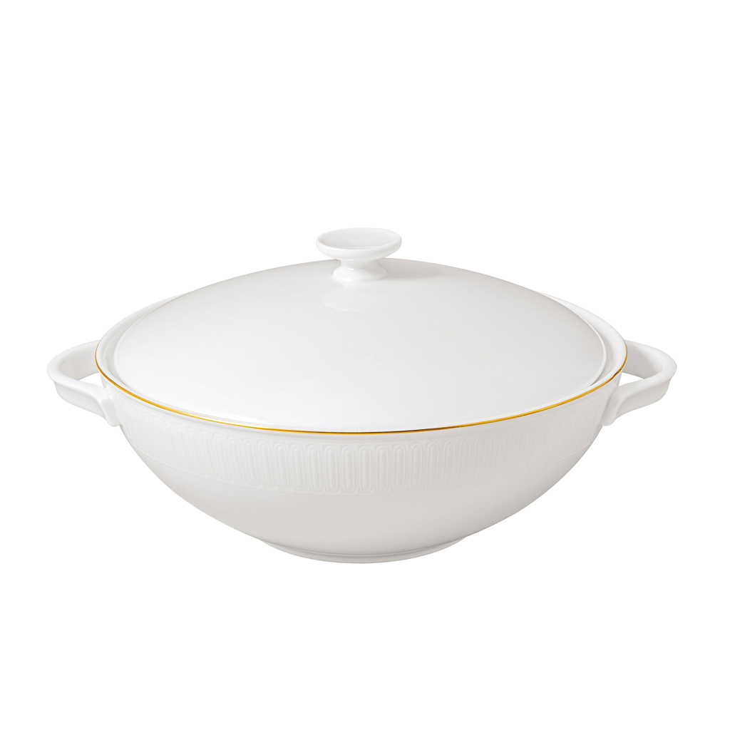 Villeroy und Boch Terrine - Maße: 30,5 x 26 x 14,5 cm / Ser.: Château Septfontaines
