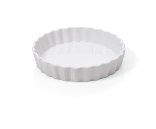 Tortenform. Porzellan. Rand strukturiert.