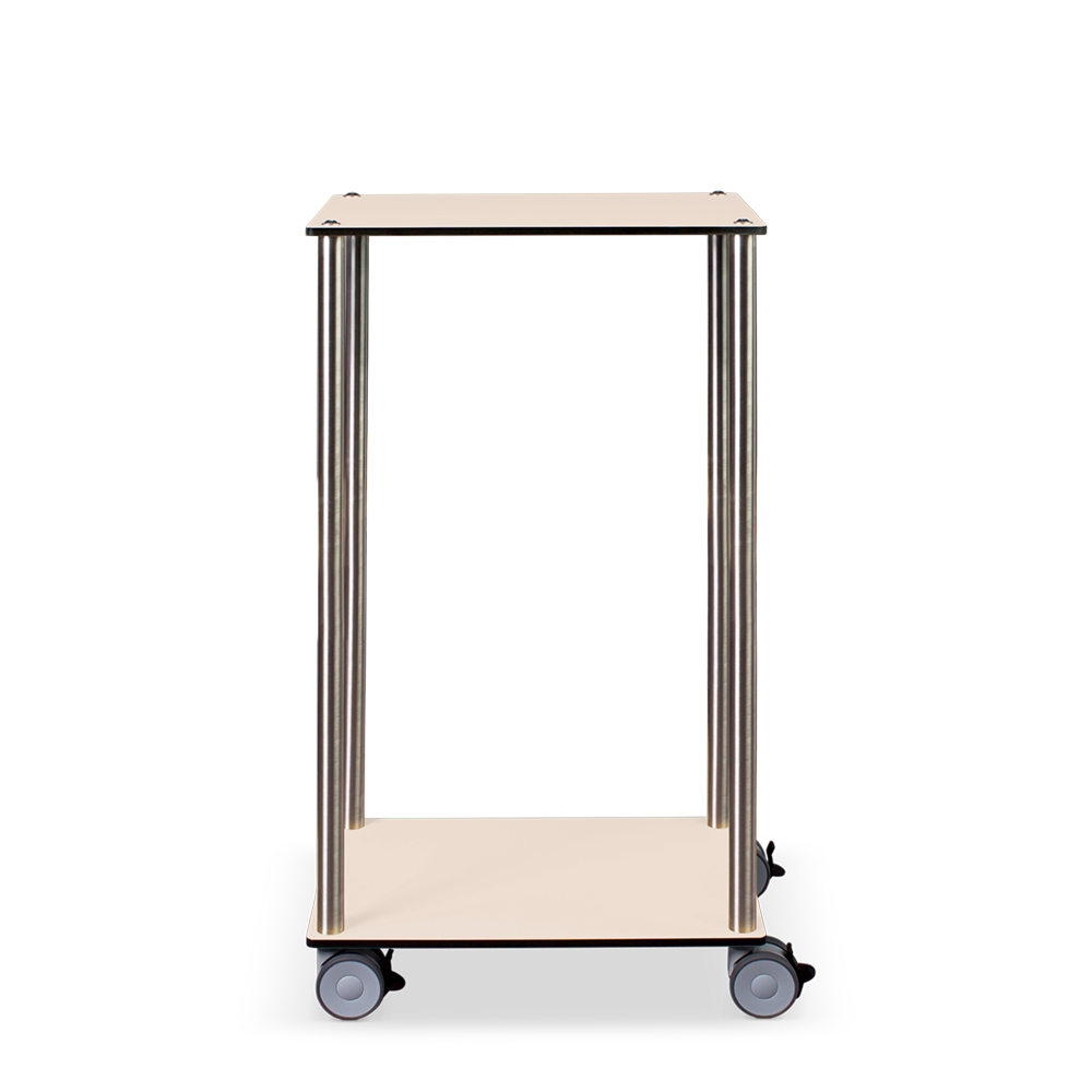 ETHERNASOLID® MULTICART Etagenwagen W12 mit 2 Böden, Ahorn hell