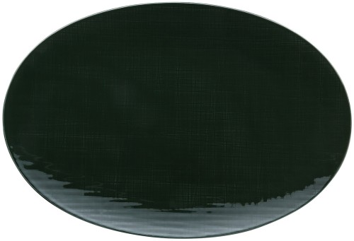 Mesh Colours Forest (Dunkelgrün) von Rosenthal, Platte 38 cm, aus Porzellan