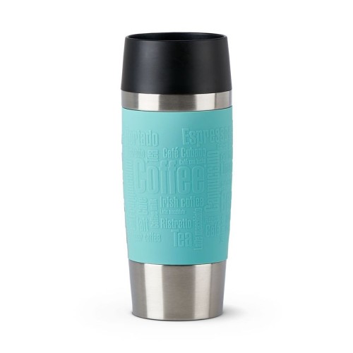 Emsa Travel Mug Thermo-/Isolierbecher, 0,36L Fassungsvermögen , 4h heiß/ 8h kalt, 100 % dicht, auslaufsicher, Mint