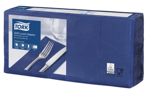 Tork Soft Lunchserviette Dunkelblau Advanced Dunkelblau