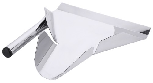 Pommes frites-/ Abfüll-Schaufel für Linkshänder aus Edelstahl 18/10, hochglänzend, auch zum Abfüllen von Gebäck und Konfekt in