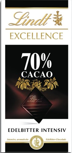 Lindt Excellence Tafelschokolade 70% 100G