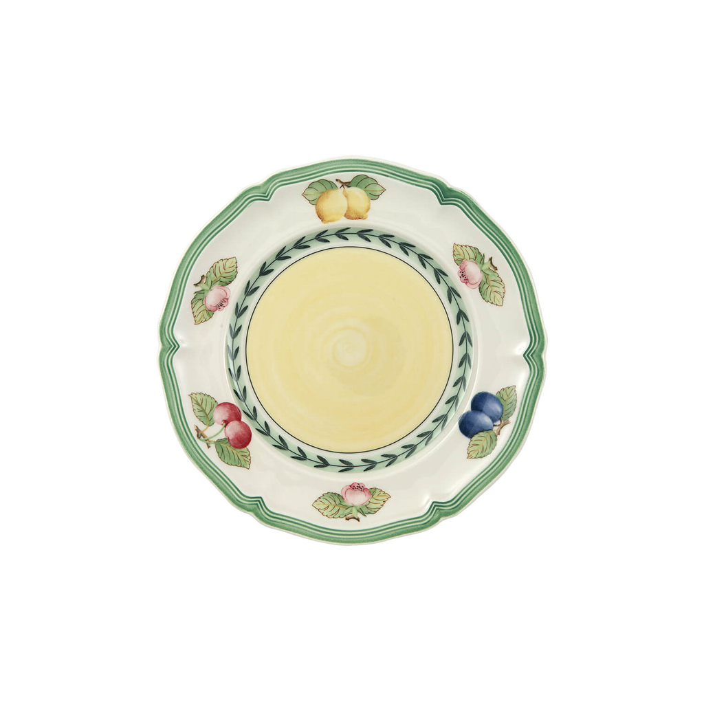 Villeroy und Boch Brotteller - Maße: 17 x 17 x 1,9 cm / Ser.: French Garden Fleurence