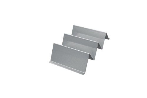 Snack-Verkaufsständer - Wellenform. Edelstahl 320x200 mm. Material: Edelstahl. Spülmaschinengeeignet