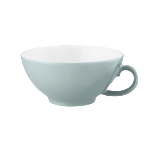 Seltmann Teeobertasse 0,14 l, rund, Form: Coup Fine Dining, Dekor: 57271 türkis, hohe Kantenschlagfestigkeit, Made in Germany