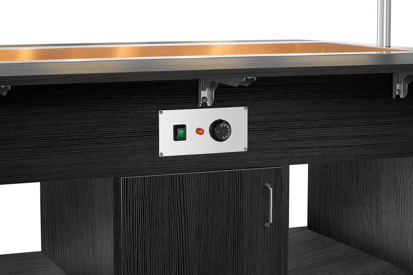 Bartscher Buffetwagen Kids W4110-150A |Temperaturbereich von: 30 °C | Maße: 142,5 x 116x 120,0 cm. Gewicht: 96 kg