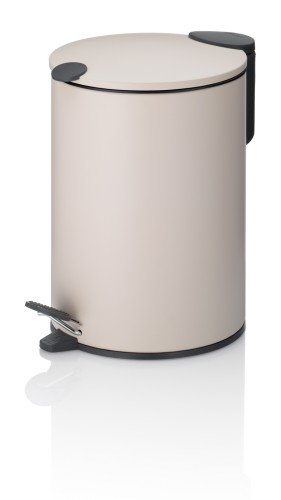 Kosmetikeimer Mats Metall beige Sil. Close 23,0 cm 17,0 cm Ø 3,0l von Kela