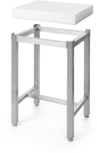 HENDI Hackblock aus Polyethylen - 500x400x(H)830 mm